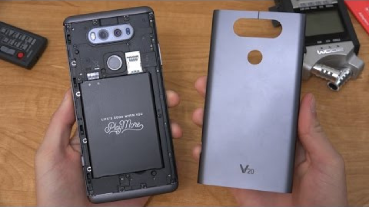 Smartphones with removable battery